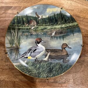 Knowles Limited Edition Decorative Fine China 8” Plate “The Pintail”